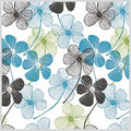 FLORAL LINES Sheet Tissue Paper